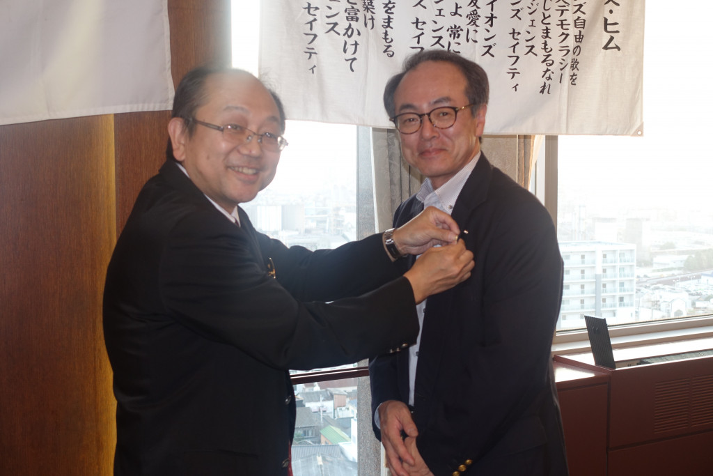 20180717 7月第2例会①（新入会員入会式）